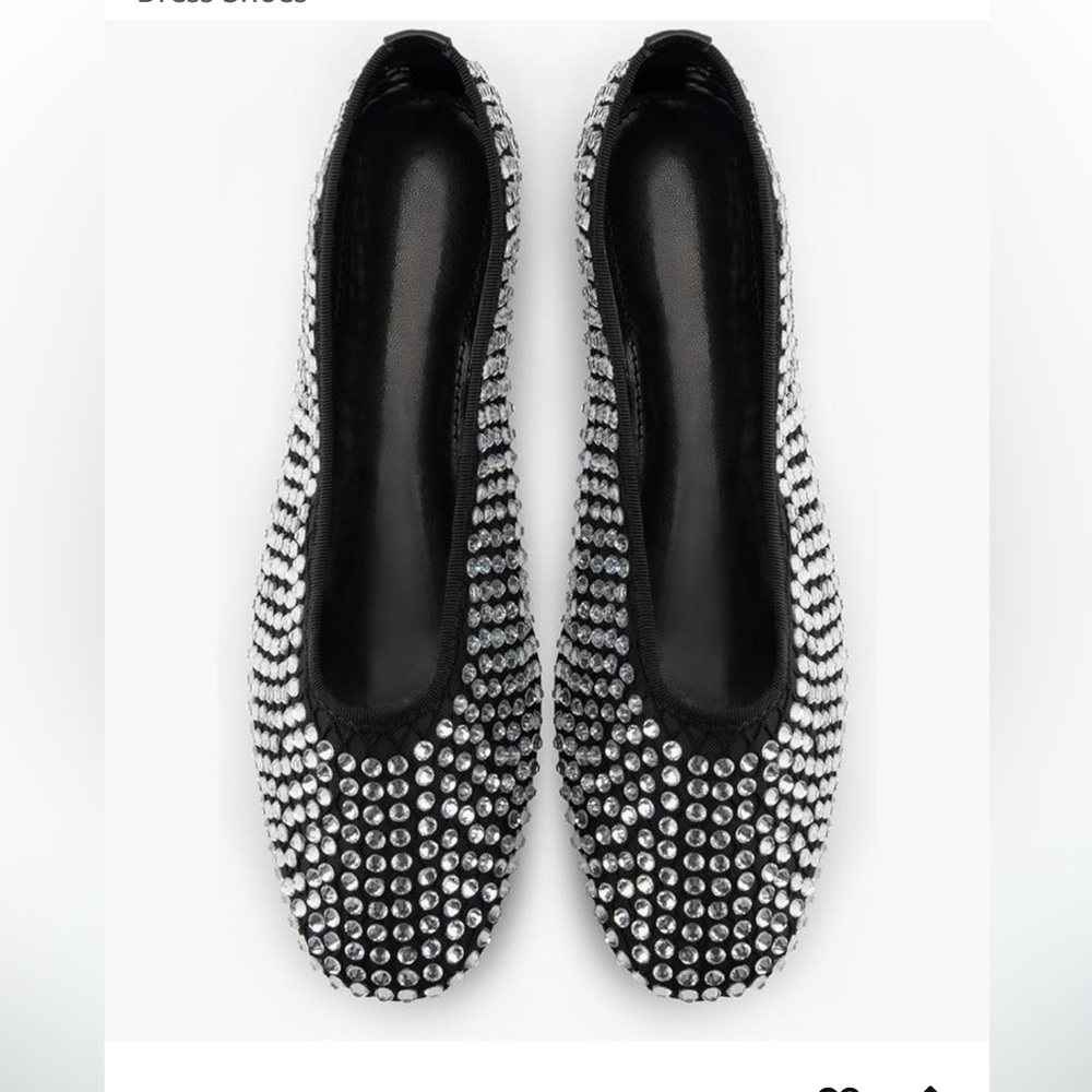 Wiralomi Rhinestone Ballet Flats